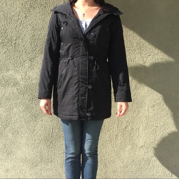 Andrew Marc Black Parka - Picture 7 of 8